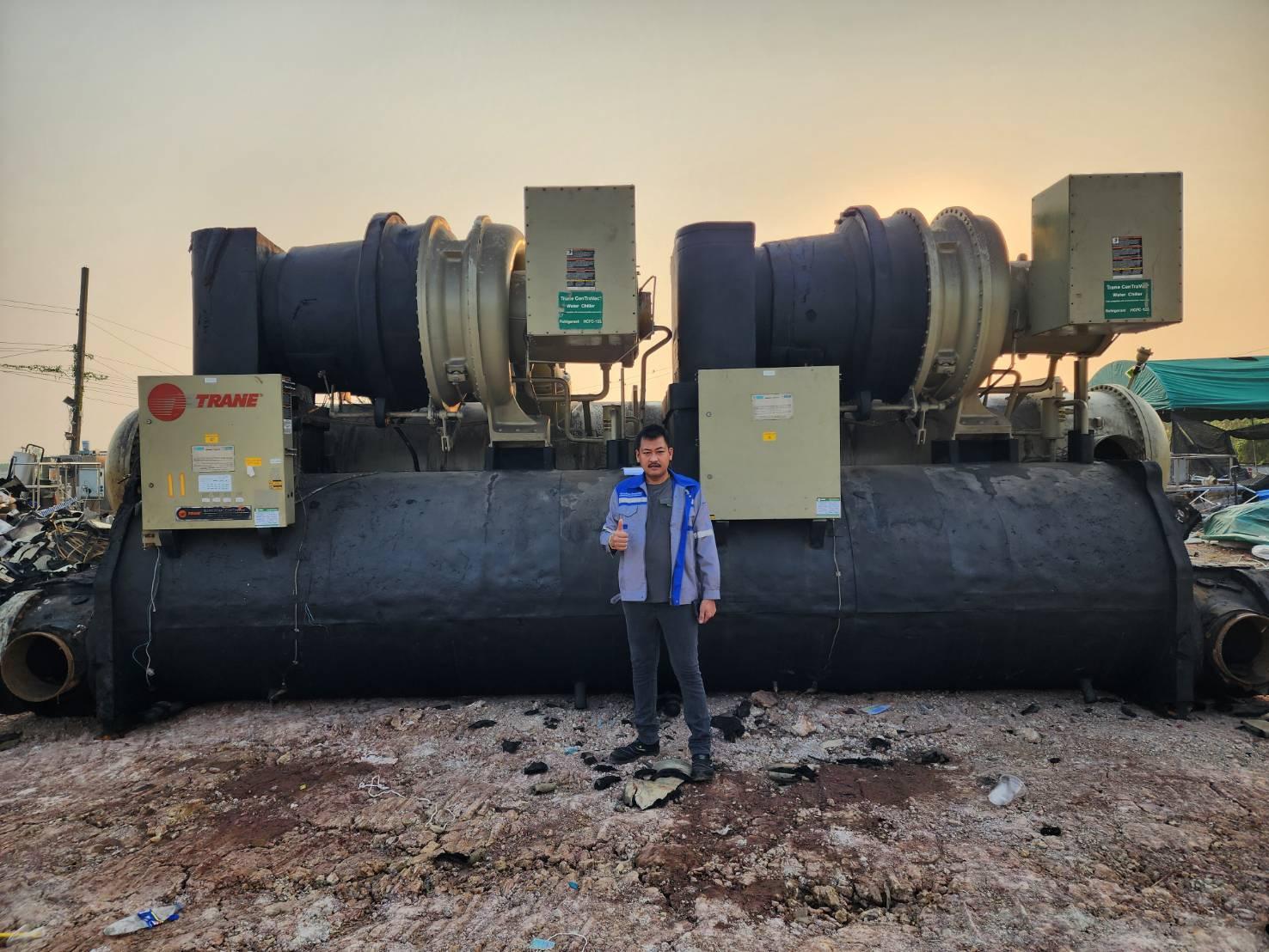 รับซื้อแอร์ชิลเลอร์ขนาด 1,750 ตัน